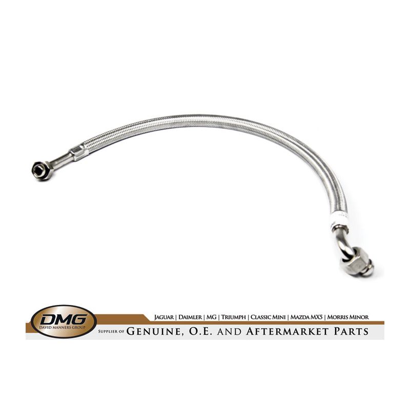 OIL HOSE STAINLESS:  MGB 62-74