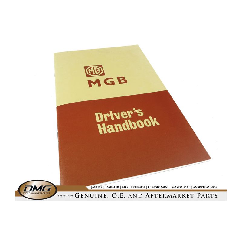OWNERS HANDBOOK:  MGB & GT 63-68