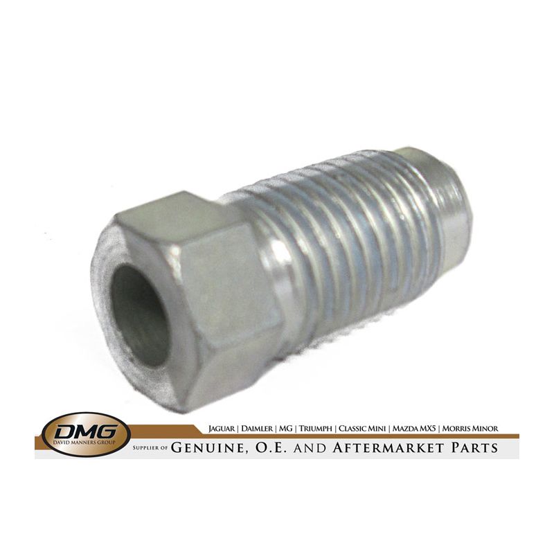 PIPE NUT 1/4" X 7/16" UNF THREAD:  MGB