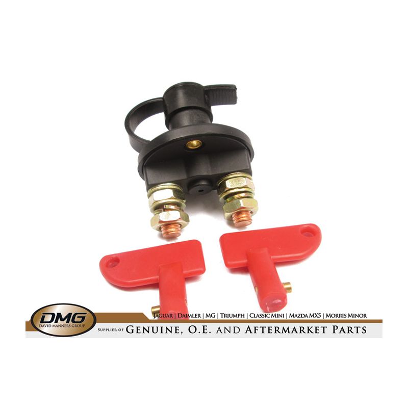 BATTERY CUT-OUT SWITCH:  MGA, MGB, MGC, MG TC-TF, AH, MM