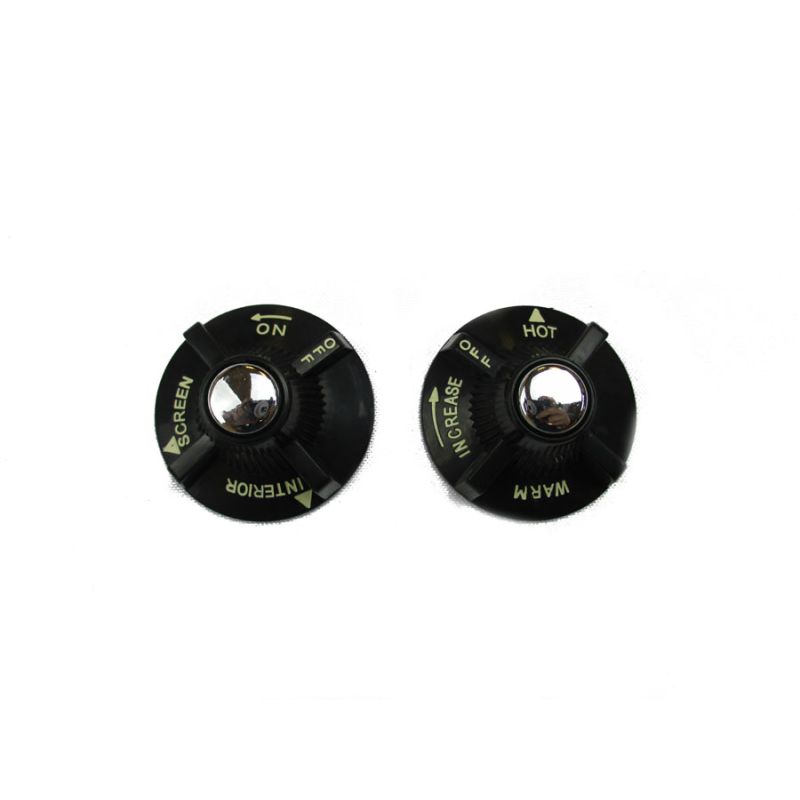 PAIR OF HEATER KNOBS MGB 62-70