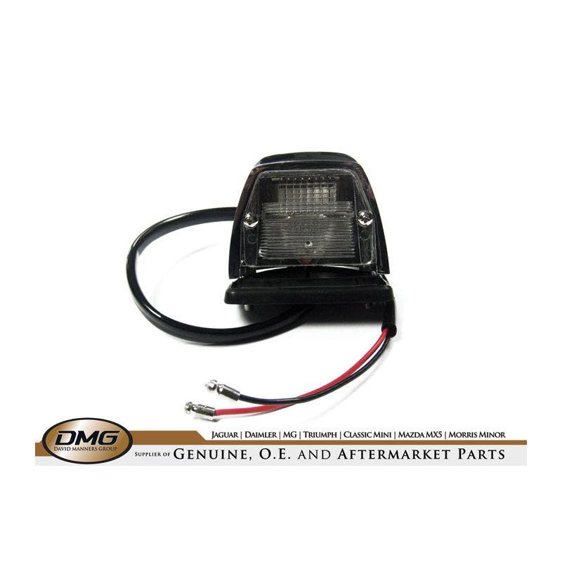 NUMBER PLATE LAMP (CHROME):  MGB, SPITFIRE, MIDGET USA