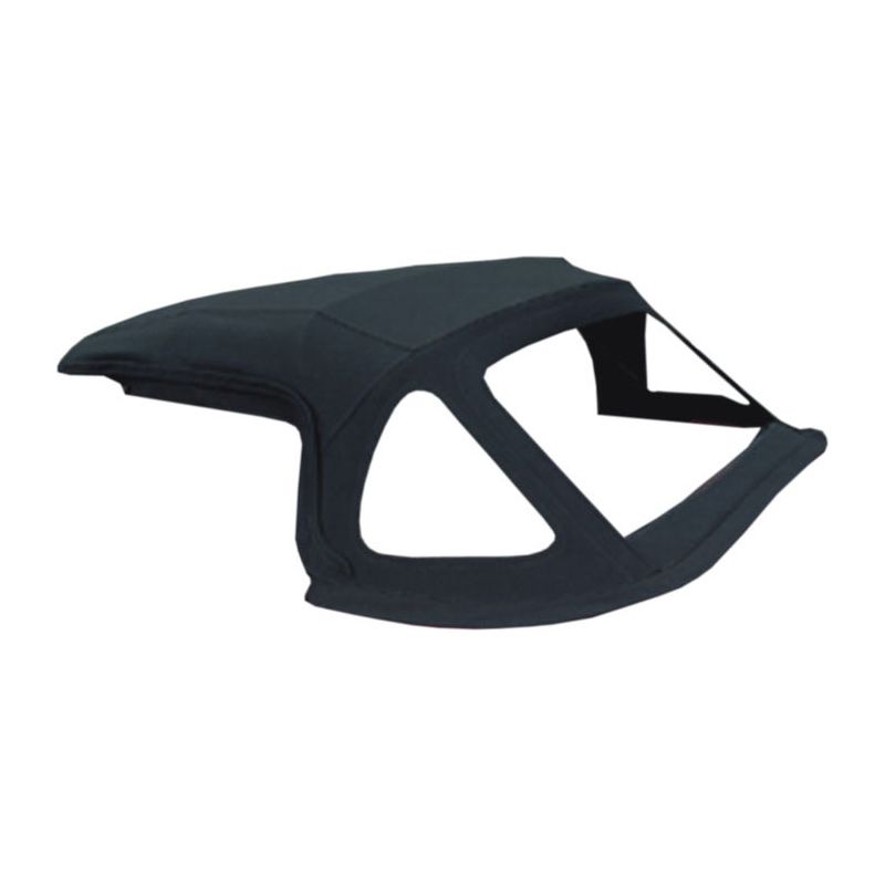 HOOD (BLACK VINYL) ZRW NO HEADER RAIL:  MGB 70-76