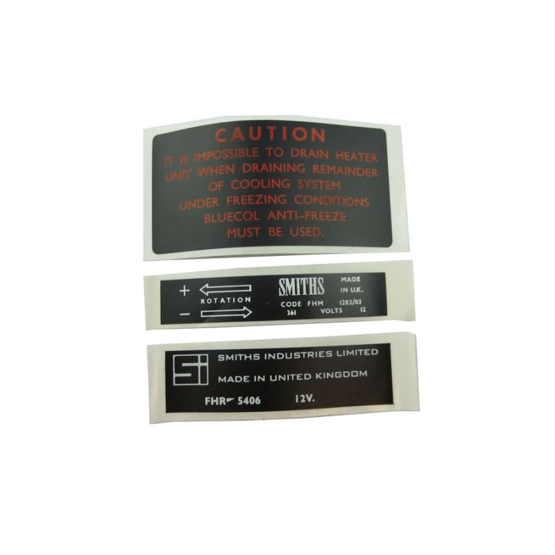 SMITHS HEATER SET 3: