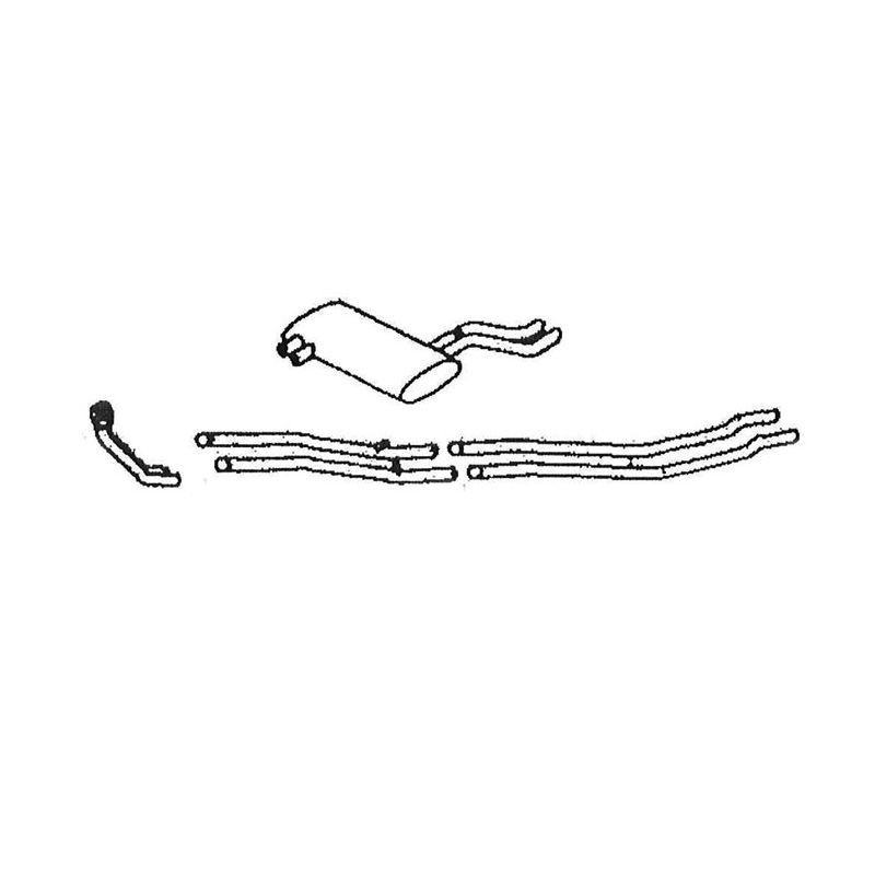 EXHAUST SYSTEM PI:  TR5, TR6 PI 67-75