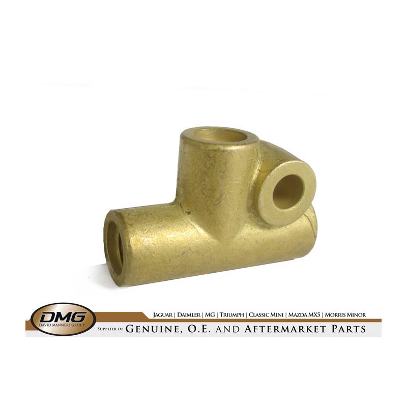 3-WAY UNION BRAKE PIPE:  MGC, TR3A, TR4, SPITFIRE