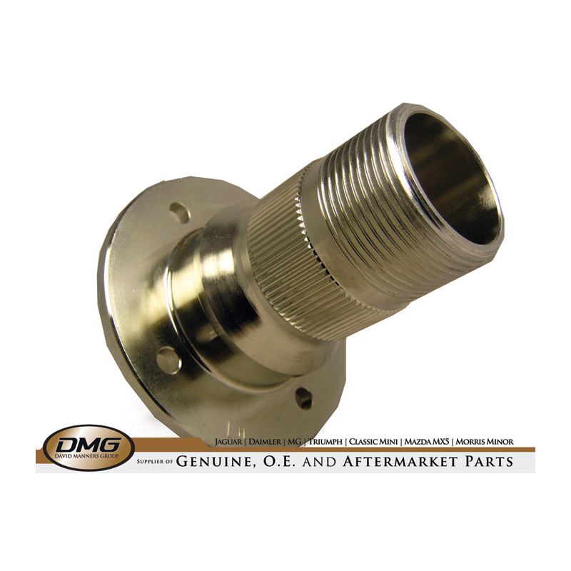 LH FRONT WIRE WHEEL HUB 8 TPI:  MGB 64-80 ROADSTER