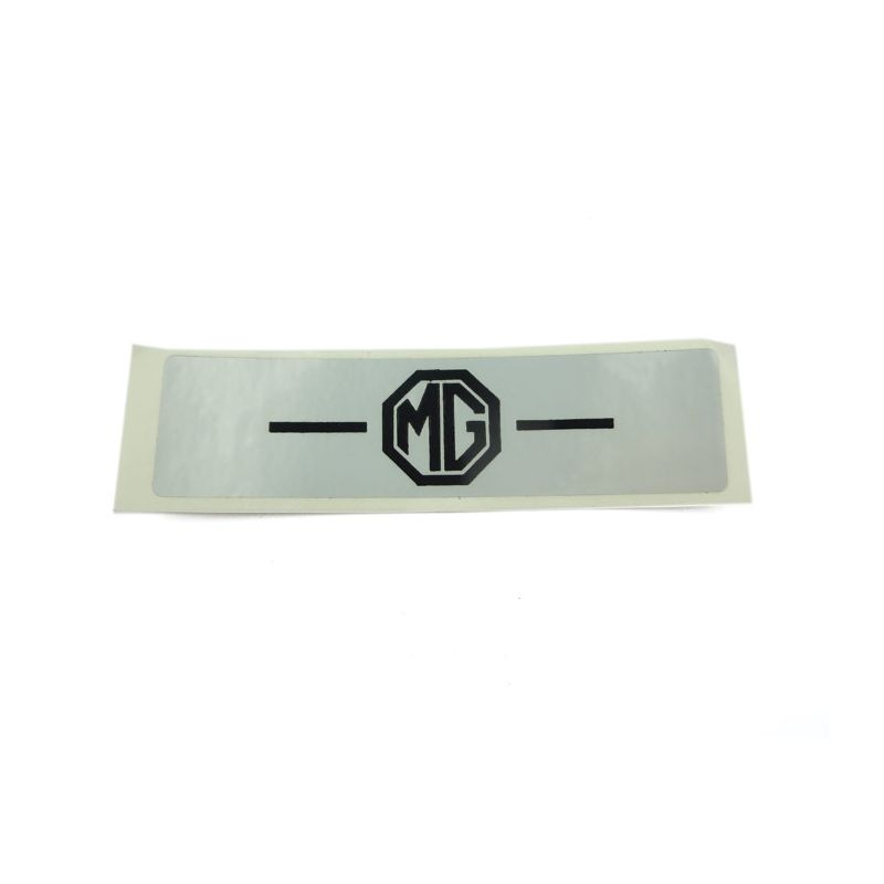 ROCKER COVER LABEL "MG":  MGB