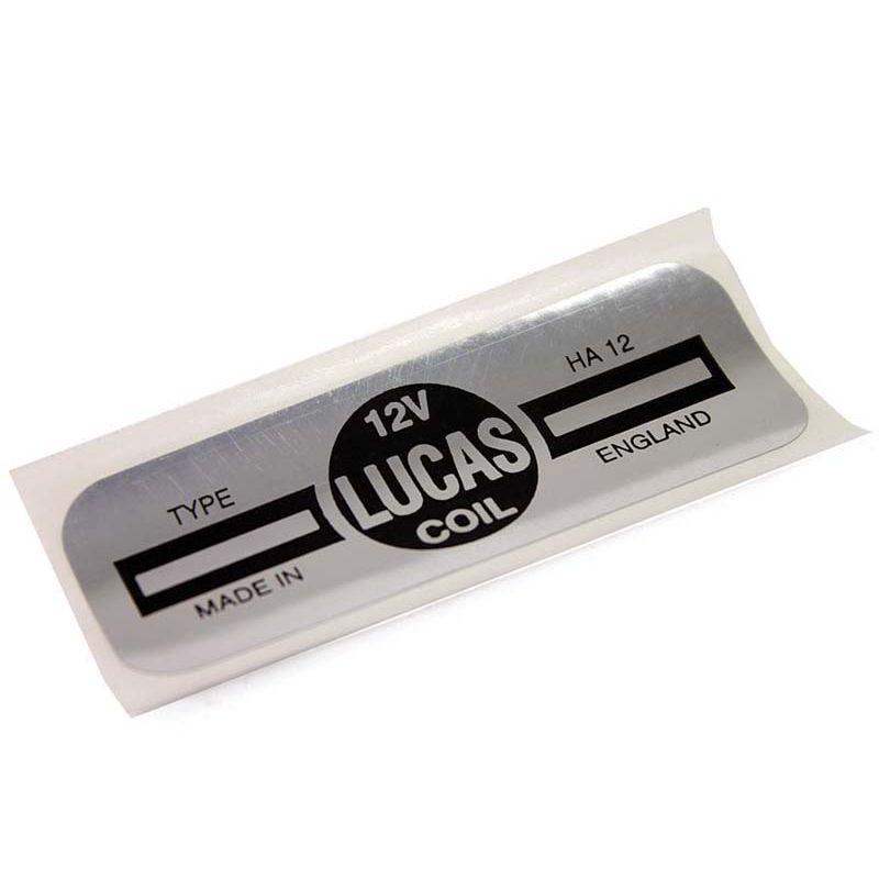 LABEL LUCAS COIL:  VARIOUS, MGB