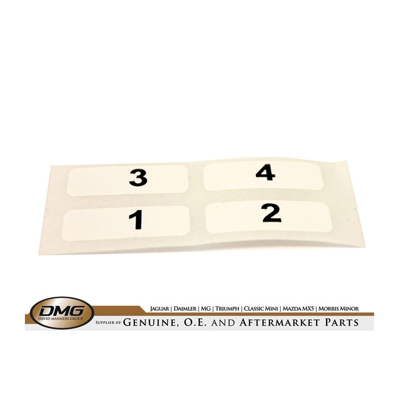 IGNITION CABLE NUMBER SET:  VARIOUS, MGB, MM