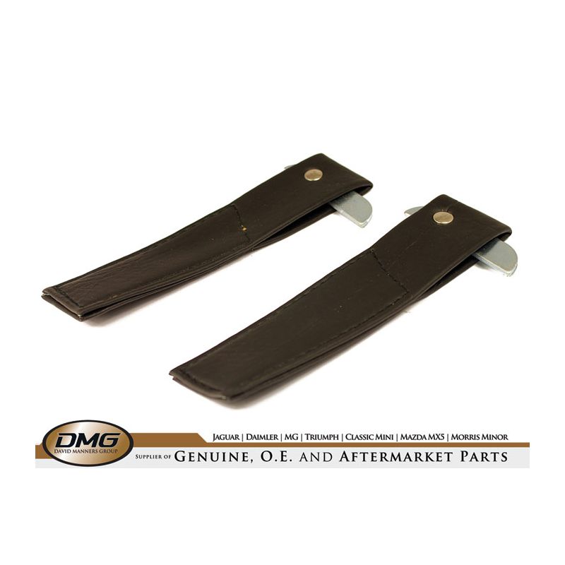 CHECK STRAPS BLACK:  S&M