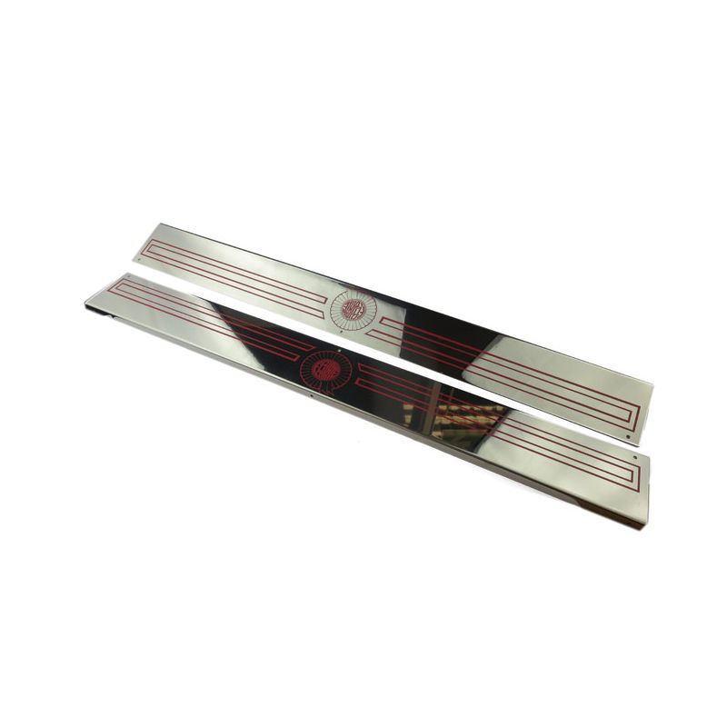 TREADPLATES (PAIR) ("SAFETY FAST"):  MGB