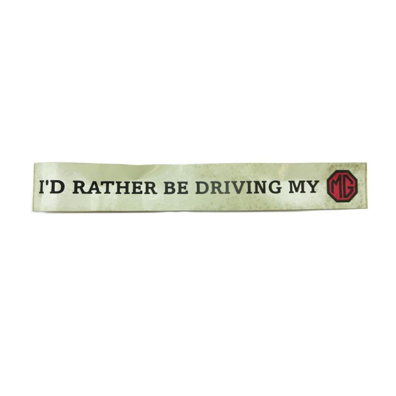 RATHER DRIVE MY MG
