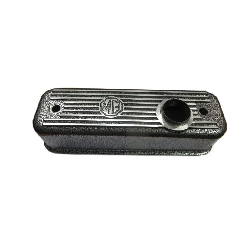 ROCKER COVER ALLOY BLACK:  MGB
