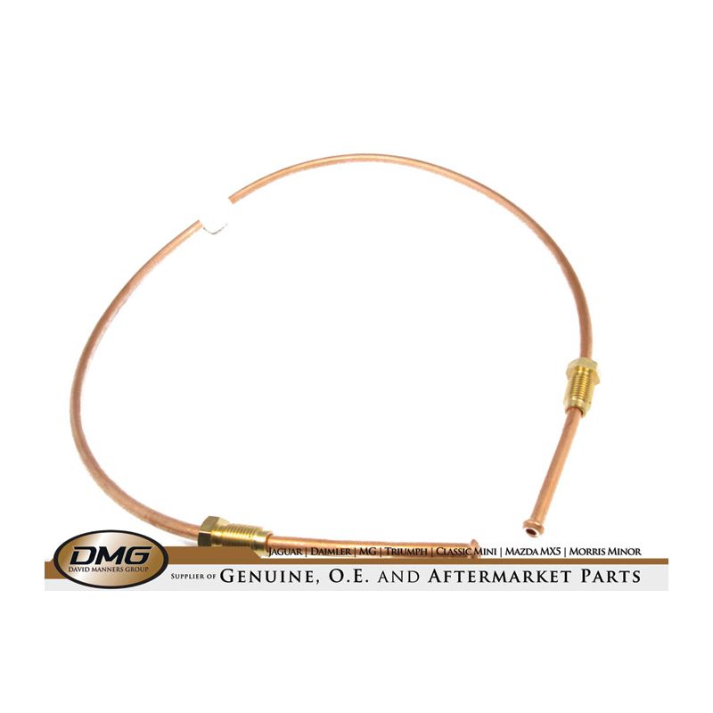 BRAKE PIPE SET LHD:  MGB CHROME BUMPER