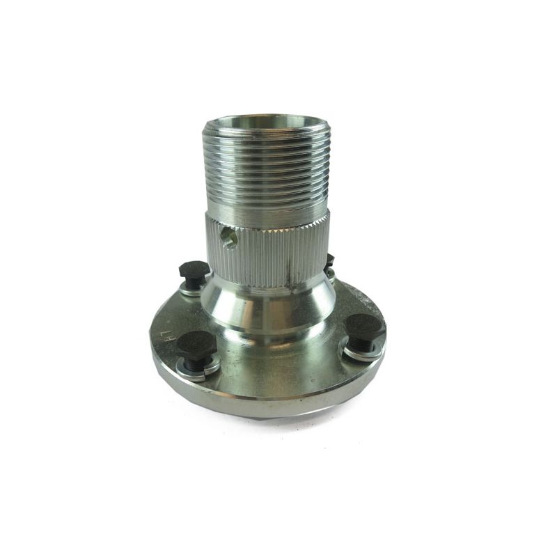 LH REAR WIRE WHEEL HUB (TUBE AXLE):  MGB 66>
