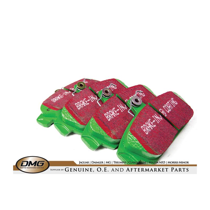 GREENSTUFF BRAKE PAD SET FRONT:  MGF MG TF