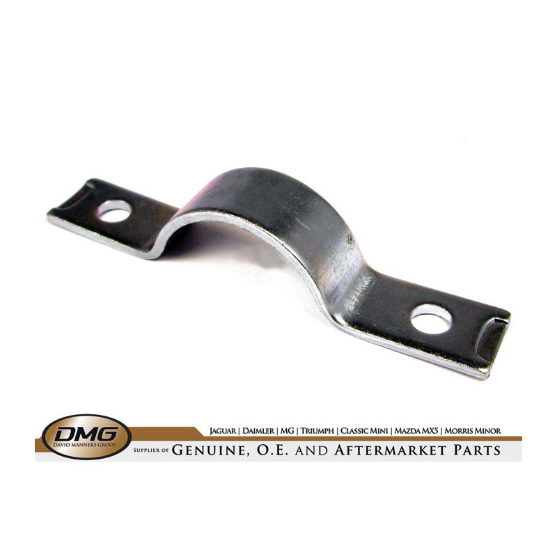 EXHAUST REAR SADDLE CLIP 1.5/8":  MGB 1800