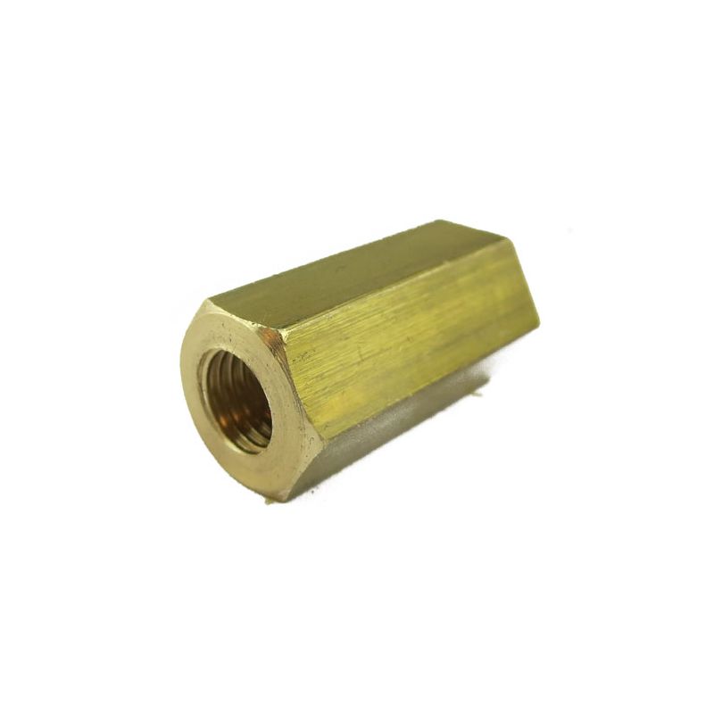NUT 5/16" BRASS LONG:  MGA, MGB, AH 3000, S&M