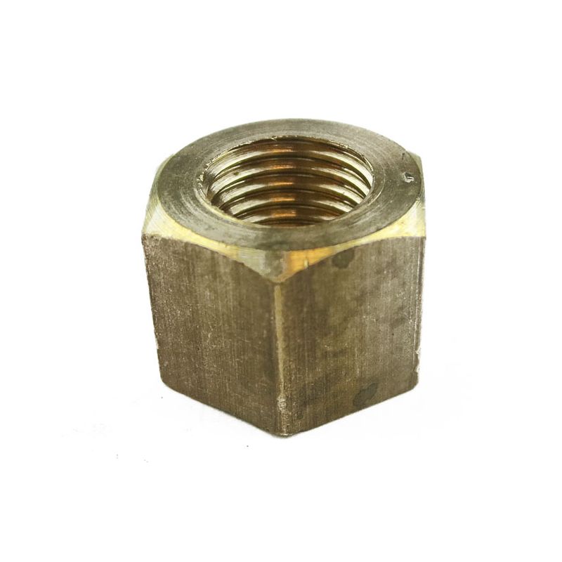 NUT 3/8" UNF BRASS:  MGC, TR5, TR6, SPITFIRE, MIDGET