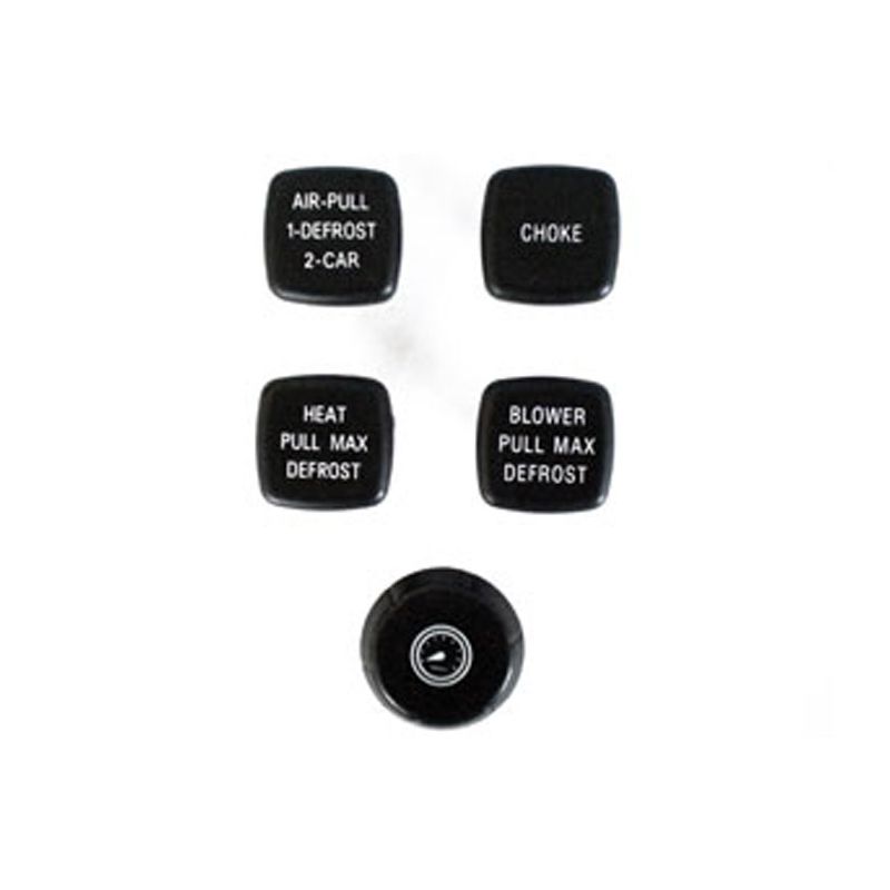 DASHBOARD KNOB SET:  TR6 72