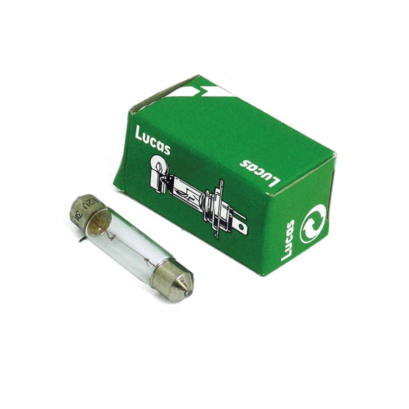 LUCAS BULB 12V 3W FESTOON:  VARIOUS, MG, STAG, MM