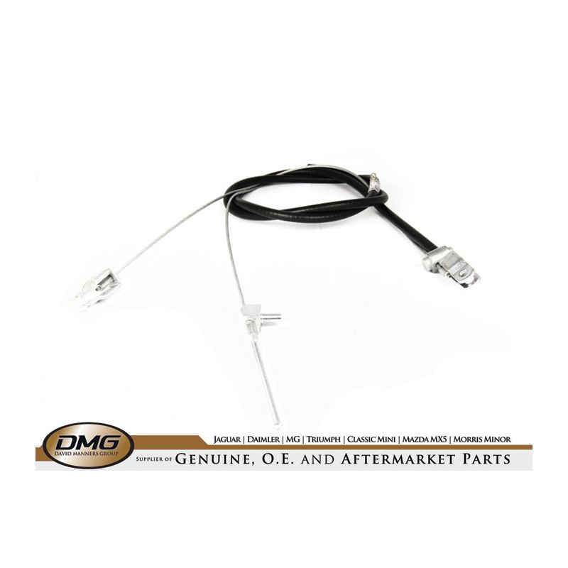 HANDBRAKE CABLE (WIRE WHEEL):  MGB 67-74
