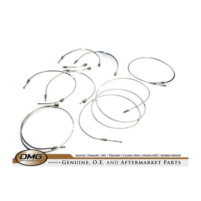 BRAKE PIPE SET LHD:  TR4A IRS, 65-67.