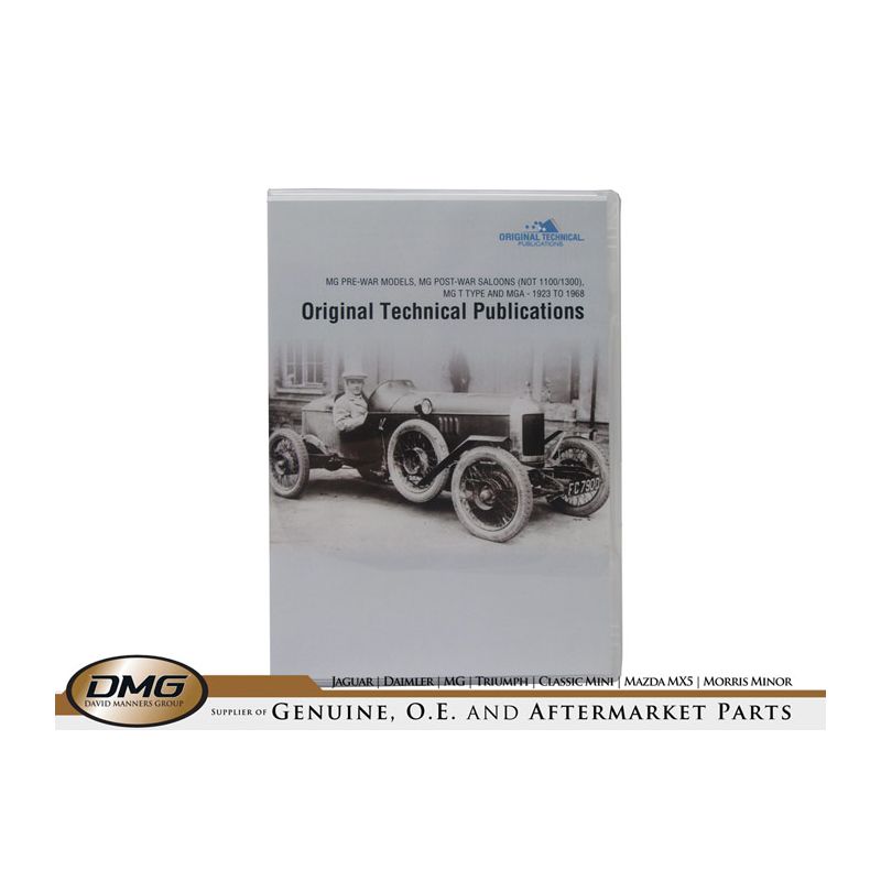 PARTS/TECH DVD      MG PRE/POST WAR
