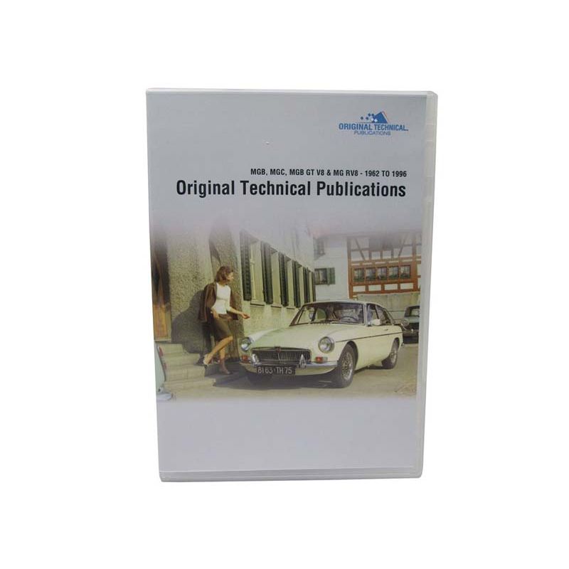 PARTS/TECH DVD      MGB MGC  GT V8 RV8