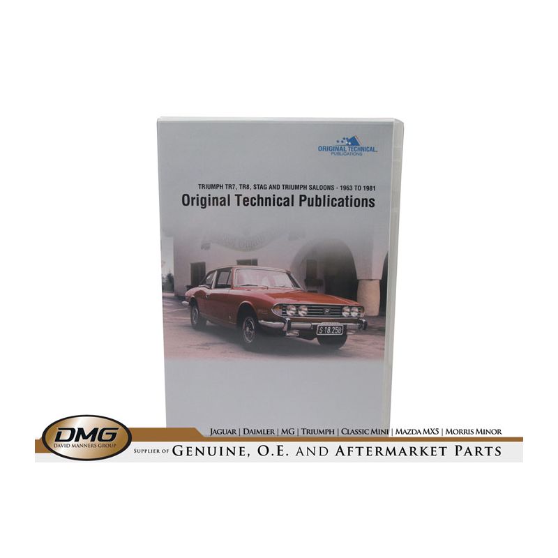 PARTS/TECH DVD      TR7/8, STAG, SALOONS