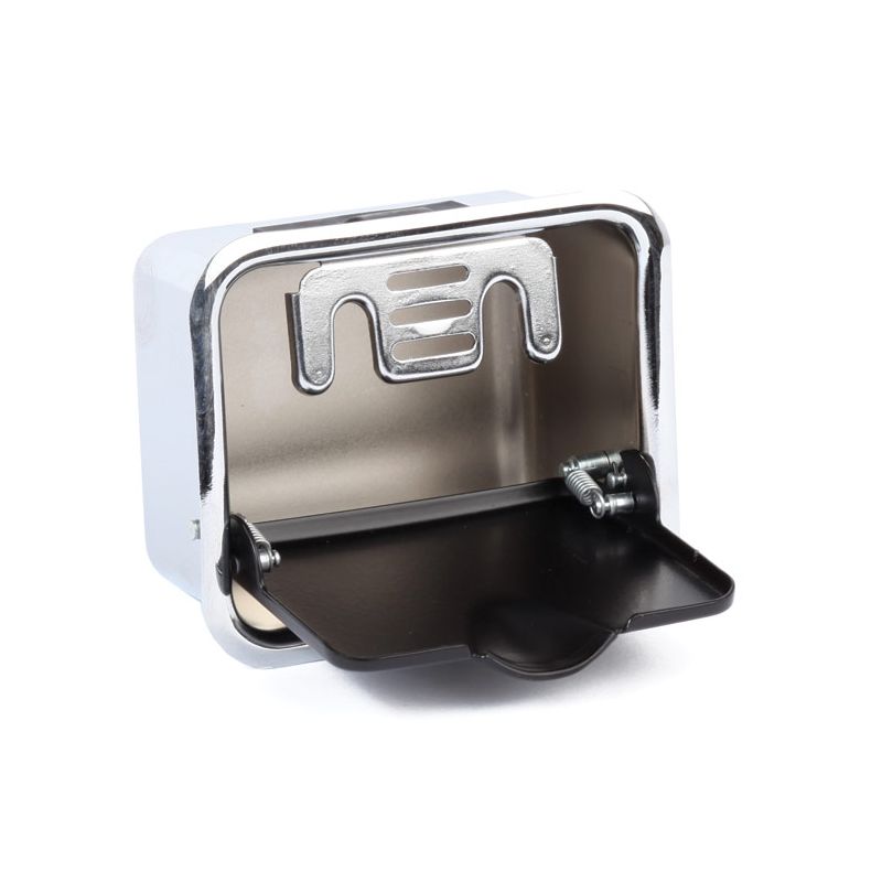 ASHTRAY BLACK/CHROME:  MGB 72>