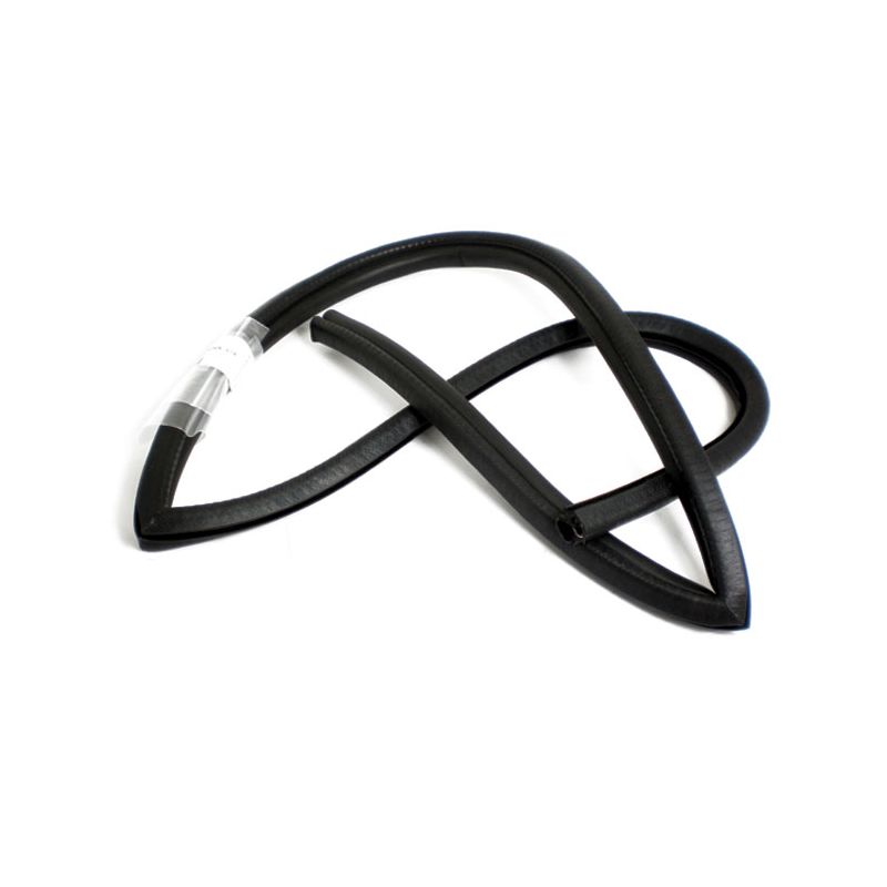 LH REAR QUARTER WINDOW SEAL (BLACK NYLON):  MGB GT