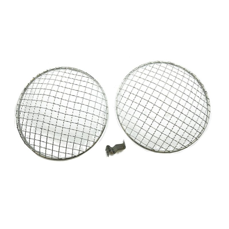 PAIR 7" H/LAMP STONEGUARDS:  VARIOUS