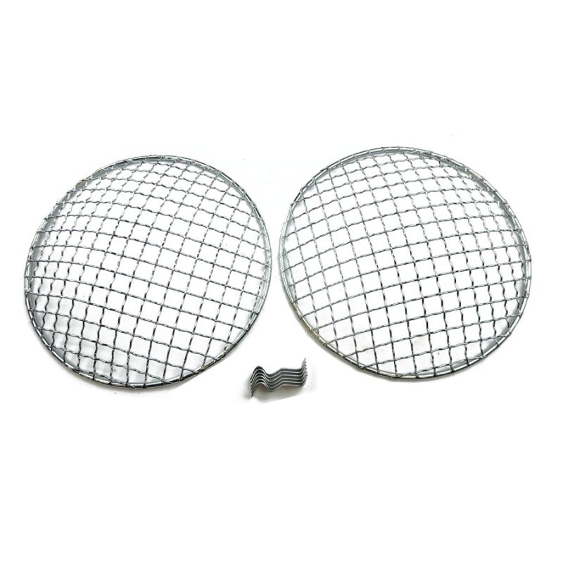 PAIR 7" H/LAMP STONEGUARDS:  VARIOUS