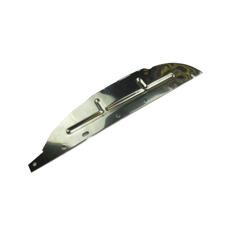 LH SPLASH PLATE (S/STEEL):  MGB
