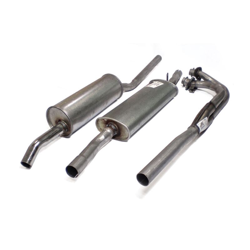 EXHAUST SYSTEM  (3-PIECE):  MGB 74-80