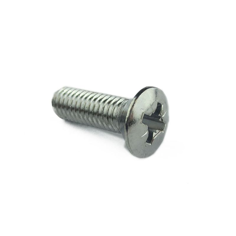 CHROME COUNTERSUNK SCREW:  MGB 73-80, S&M 58-72