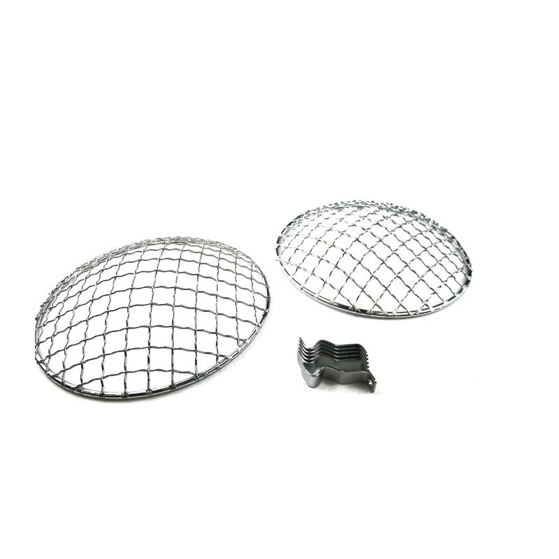 PAIR STONEGUARDS - CHROME: 5.3/4" HEADLAMPS