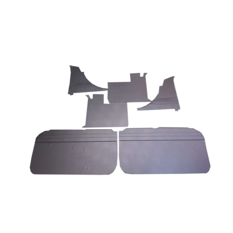 6-PIECE TRIM KIT (BLACK):  MGB ROADSTER 65-68