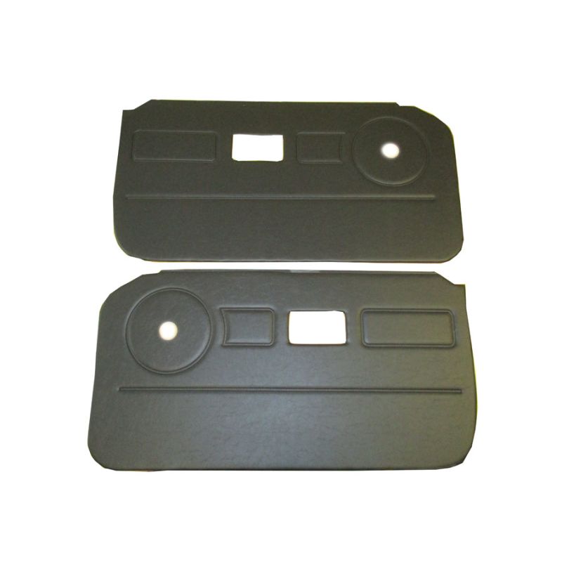 DOOR PANELS BLACK:  MGB 76>