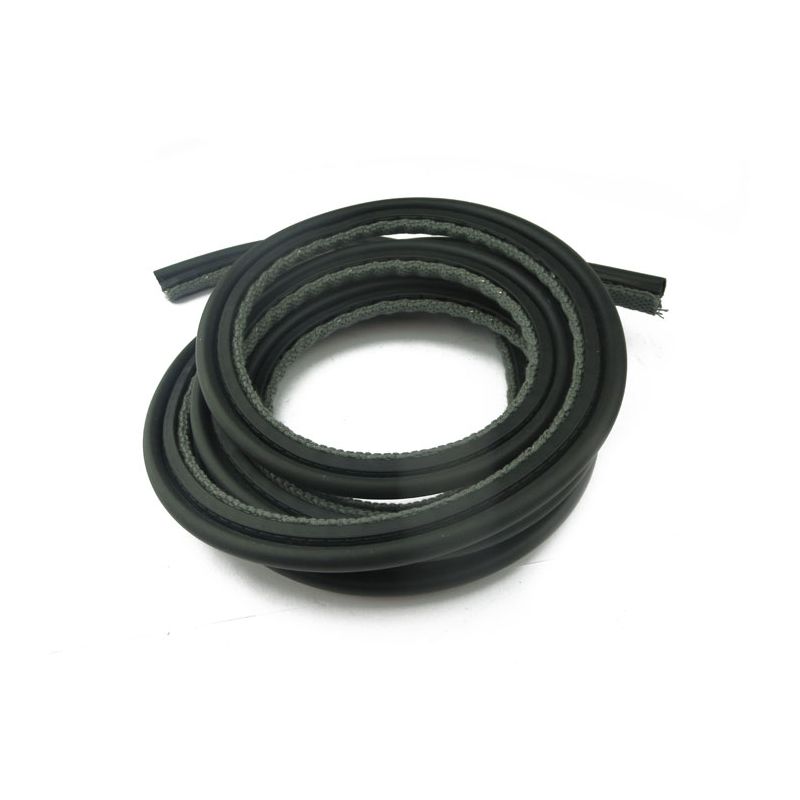 DRAUGHT EXCLUDER  (BLUE/GREY ORIG. FABRIC EDGE): MORRIS MINOR