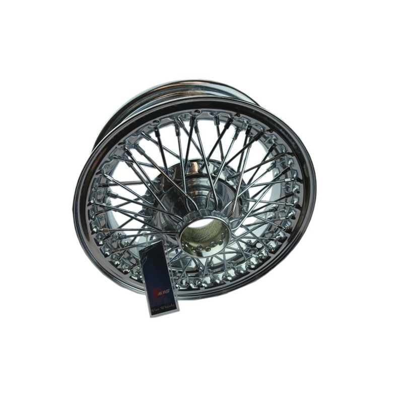WIRE WHEEL-CHROME 4X13 60 SPOKE:  S&M