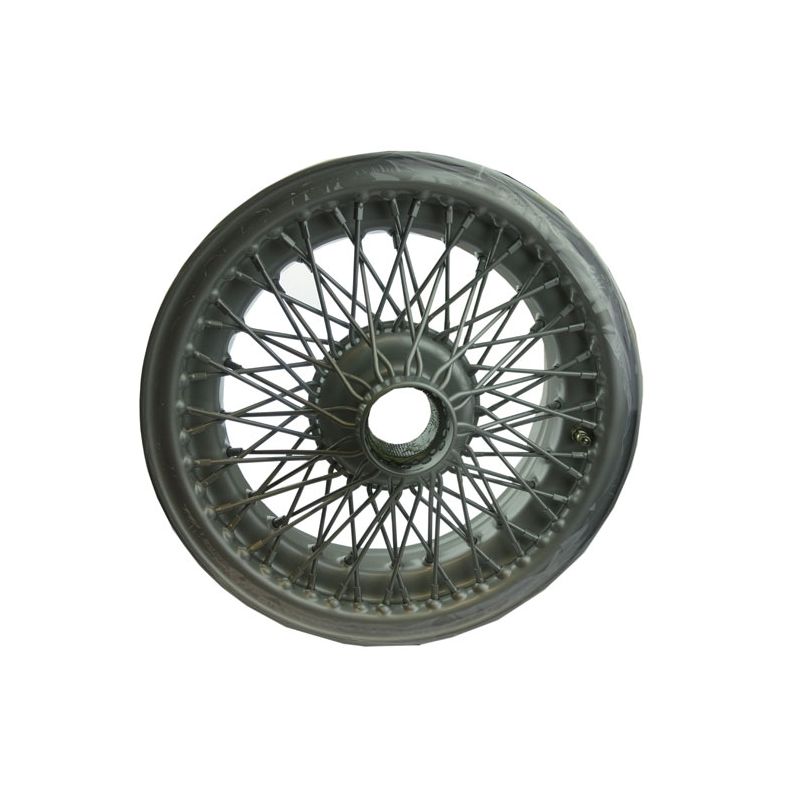 WIRE WHEEL-PAINTED:  MGA, TR3, TR3A, TR4, TR4A, TR5, TR6, AH BIG HEALE