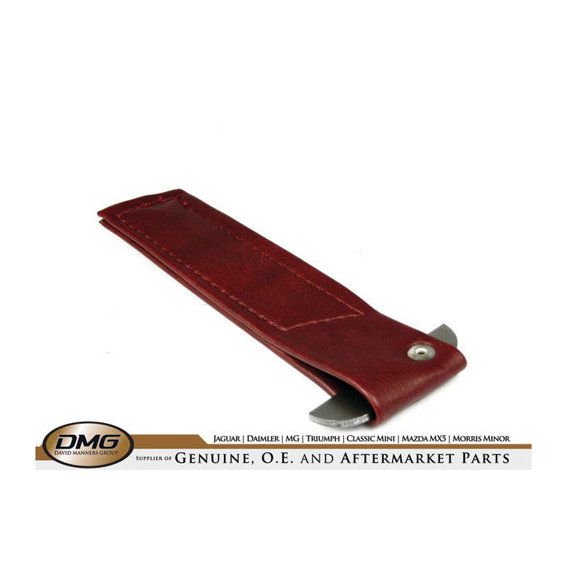 CHECK STRAP (RED):  MIDGET