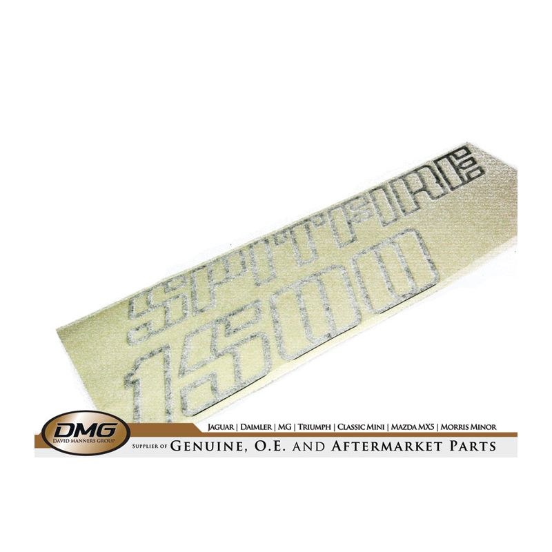 DECAL BONNET SILVER:  SPITFIRE 1500