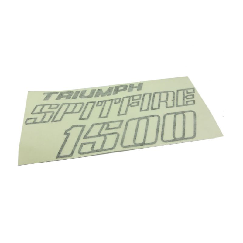 DECAL BLACK:  TRIUMPH, SPITFIRE 1500