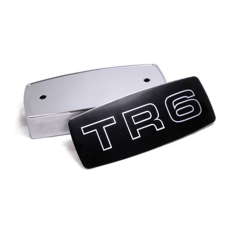FRONT BADGE & PLINTH:  TR6