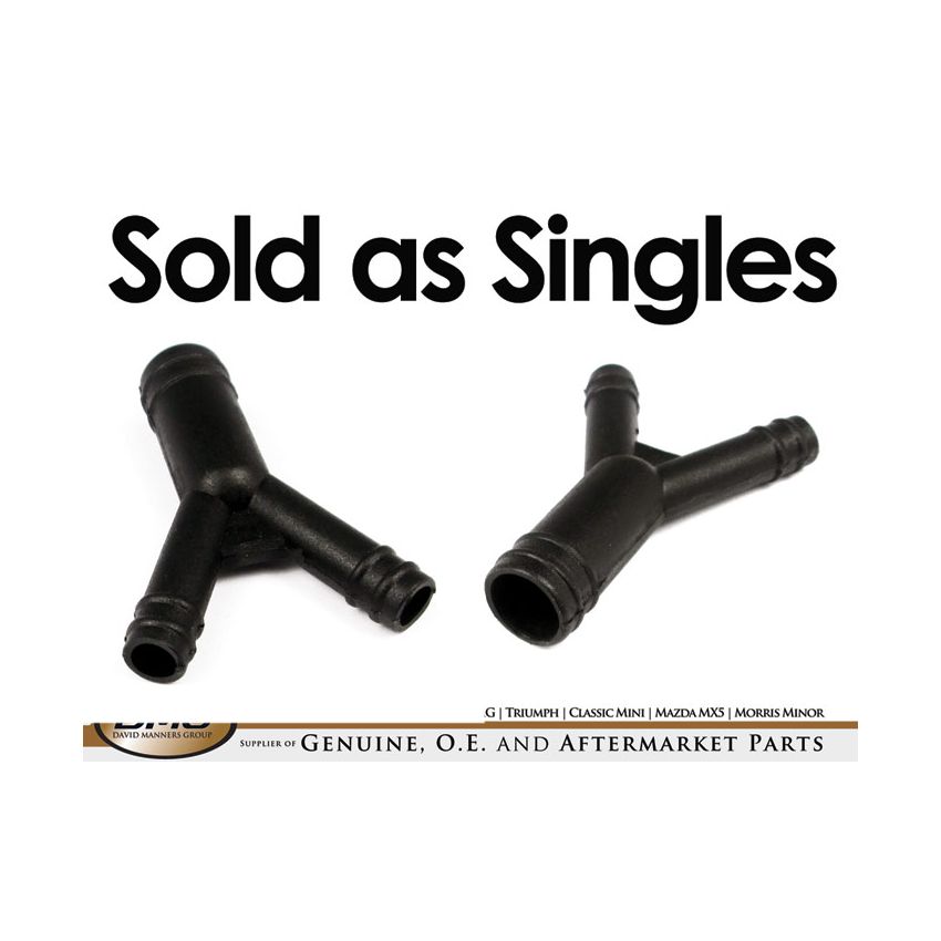 Y-PIECE BREATHER:  MGB, MIDGET, MINI