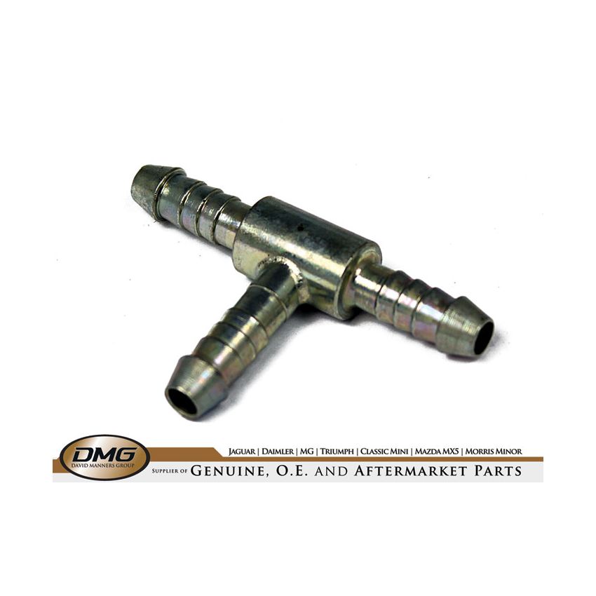 T-PIECE FUEL PIPE:  MGB 62-74-62-69 USA, MINI